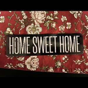 Tin ‘Home Sweet Home’ Sign